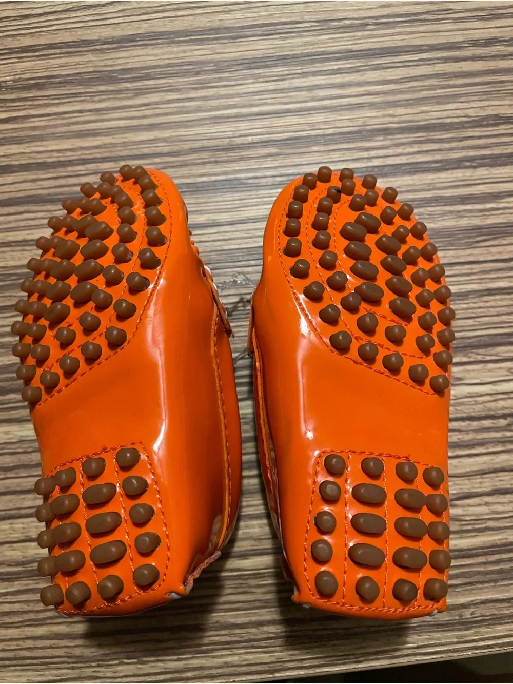 Trumpette Bright Orange Baby/Toddler Loafers